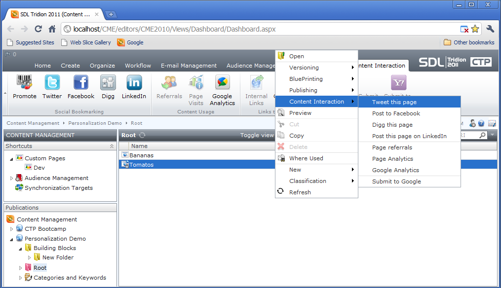 CME-dashboard